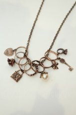 画像1: axes femme / アンティークモチーフリングネックレス  ゴールド O-26-02-06-1074-AX-AC-OW-ZT575-F004 (1)
