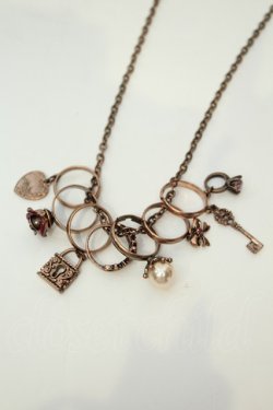 画像1: axes femme / アンティークモチーフリングネックレス  ゴールド O-26-02-06-1074-AX-AC-OW-OS