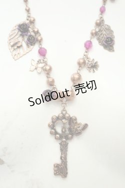 画像2: axes femme / バタフライキーモチーフネックレス  ゴールド O-26-02-06-1076-AX-AC-OW-OS