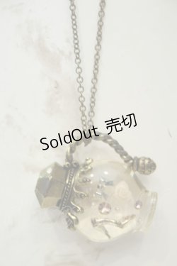 画像1: axes femme / 香水瓶封入ネックレス  ゴールド O-26-02-06-1080-AX-AC-OW-OS