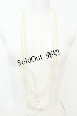 画像1: axes femme / パールネックレス  シロ O-26-02-06-1009-AX-AC-OW-OS