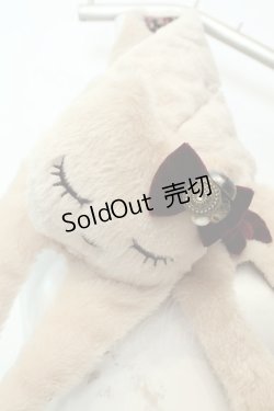 画像2: axes femme / ねこファーマフラー  ベージュ O-26-02-06-1085-AX-ZA-OW-OS