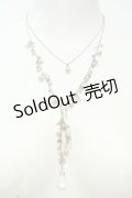 axes femme / パール＆スノークリスタルネックレス  シルバー O-26-02-06-1010-AX-AC-OW-OS
