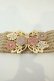 画像1: axes femme / 蝶＆フラワーモチーフゴムベルト  キナリ O-26-02-06-1092-AX-ZA-OW-OS (1)