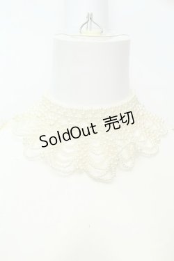 画像1: axes femme / シャンデリアパールネックレス  シロ O-26-02-06-1011-AX-AC-OW-OS