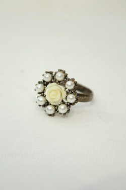 画像1: axes femme / ローズ＆パールリング  ゴールド O-26-02-06-1103-AX-AC-OW-OS