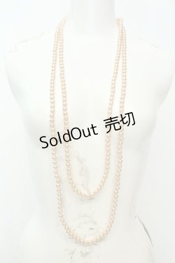 画像1: axes femme / パールネックレス  ピンク O-26-02-06-1012-AX-AC-OW-OS