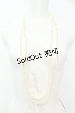 画像1: axes femme / パールネックレス  シロ O-26-02-06-1013-AX-AC-OW-OS