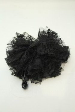 画像1: axes femme / チュールモチーフバナナクリップ  クロ O-26-02-06-1127-AX-AC-OW-OS