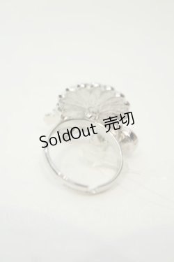 画像2: axes femme / フラワー＆バタフライリング  シルバー O-26-02-06-1133-AX-AC-OW-OS