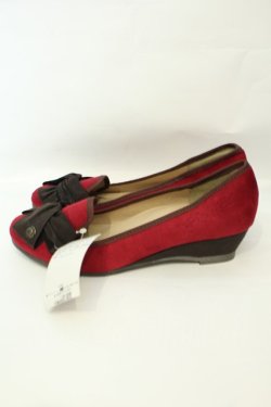 画像2: axes femme / リボンオペラパンプス L ワイン O-26-02-06-1137-AX-SH-OW-OS