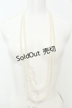 画像1: axes femme / パールネックレス  シロ O-26-02-06-1015-AX-AC-OW-OS