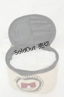 画像2: axes femme NOSTALGIE / バラ付きバニティポーチ  キナリ O-26-02-06-1141-AX-ZA-OW-OS