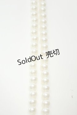 画像2: axes femme / パールネックレス  シロ O-26-02-06-1015-AX-AC-OW-OS