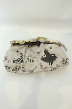 画像1: axes femme / DISNEYアリスコラボポーチ  ベージュ O-26-02-06-1151-AX-ZA-OW-OS