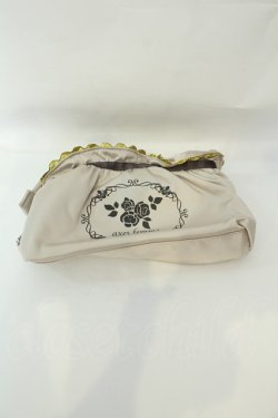画像2: axes femme / DISNEYアリスコラボポーチ  ベージュ O-26-02-06-1151-AX-ZA-OW-OS