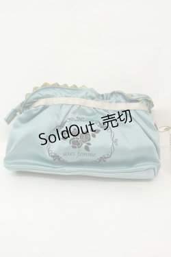 画像2: axes femme / DISNEYアリスコラボポーチ  グリーン O-26-02-06-1153-AX-ZA-OW-OS