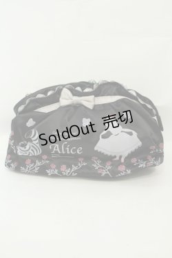 画像1: axes femme / DISNEYアリスコラボポーチ  クロ O-26-02-06-1156-AX-ZA-OW-OS