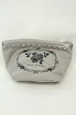 画像2: axes femme / ディズニーコラボ7人小人ポーチ  グレー O-26-02-06-1157-AX-ZA-OW-OS