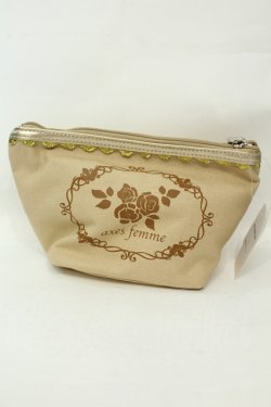 画像2: axes femme / ディズニーコラボ7人小人ポーチ  ベージュ O-26-02-06-1158-AX-ZA-OW-OS