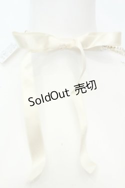 画像3: axes femme / パールリボンネックレス  シロ O-26-02-06-1018-AX-AC-OW-OS