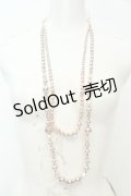 axes femme / パールリボンネックレス  ピンク O-26-02-06-1019-AX-AC-OW-OS