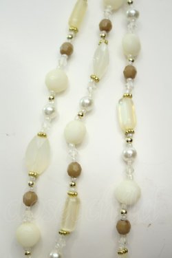 画像2: axes femme / ビーズネックレス  イエロー O-26-02-06-1021-AX-AC-OW-OS