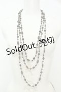 axes femme / ビーズネックレス  クロ O-26-02-06-1022-AX-AC-OW-OS