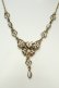 画像1: axes femme / バタフライ＆ドロップストーンネックレス  ゴールド O-26-02-06-1025-AX-AC-OW-OS (1)