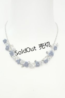 画像1: axes femme / プチローズモチーフネックレス  シルバー O-26-02-06-1035-AX-AC-OW-OS
