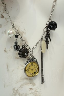 画像1: axes femme / 懐中時計＆モチーフネックレス  シルバー O-26-02-06-1037-AX-AC-OW-OS