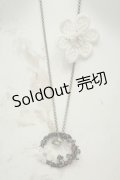 axes femme / お花＆リースモチーフネックレス  シルバー O-26-02-06-1042-AX-AC-OW-OS