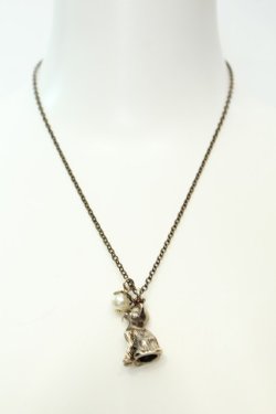 画像2: axes femme / 猫モチーフネックレス  ゴールド O-26-02-06-1043-AX-AC-OW-OS