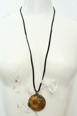 画像2: axes femme / フラワー封入ネックレス  ゴールド O-26-02-06-1044-AX-AC-OW-OS