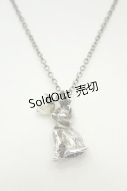 画像1: axes femme / 猫モチーフネックレス  シルバー O-26-02-06-1045-AX-AC-OW-OS