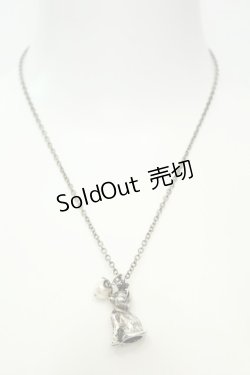 画像2: axes femme / 猫モチーフネックレス  シルバー O-26-02-06-1045-AX-AC-OW-OS