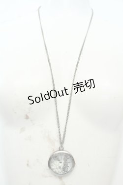 画像2: axes femme / うさぎ懐中時計ネックレス  シルバー O-26-02-06-1047-AX-AC-OW-OS