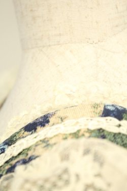 画像5: metamorphose / ゴブランブーケバッスルワンピース  ブルー系 O-26-02-06-054-ME-OP-OW-OS