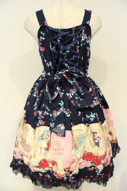 画像5: BABY,THE STARS SHINE BRIGHT / フリルジャンパースカート（Snow White）  ネイビー O-26-02-06-062-BA-OP-OW-OS