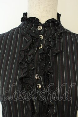 画像2: metamorphose / Elegant Ladyストライプワンピース  グリーン O-26-02-06-063-ME-OP-OW-OS