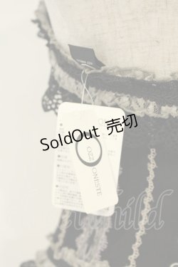 画像2: Ozz oneste / はしごレースコルセット  ブラック O-26-02-06-009-OO-TO-OW-OS