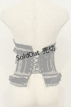 画像3: Ozz oneste / はしごレースコルセット  ブラック O-26-02-06-009-OO-TO-OW-OS