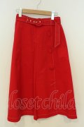 LEBECCA boutique / 色恋沙汰のフレアスカート F アカ O-26-02-06-002-EL-SK-OW-OS