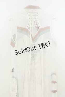 画像3: Ozz oneste / 夏チャイナジレ  ホワイト×ピンク×グリーン O-26-02-06-011-OO-OP-OW-OS