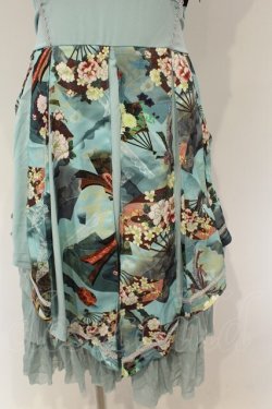 画像2: Ozz oneste / 華扇ジャンパースカート  ミントグリーン O-26-02-06-012-OO-OP-OW-OS