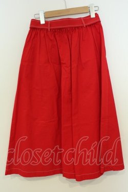 画像2: LEBECCA boutique / 色恋沙汰のフレアスカート F アカ O-26-02-06-002-EL-SK-OW-OS