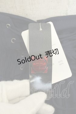 画像4: Ozz oneste / チャイナジャガードオーバーコルセット付リバーシブルスカート  ネイビー O-26-02-06-013-OO-SK-OW-OS