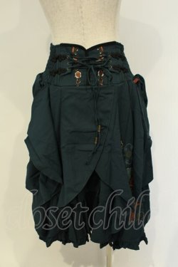 画像5: Ozz oneste / チャイナ刺繍スカート  グリーン O-26-02-06-015-OO-SK-OW-OS