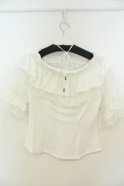 画像4: Ozz oneste / Pirates Roseオフショルダープルオーバー  シロ O-26-02-06-018-OO-TO-OW-OS