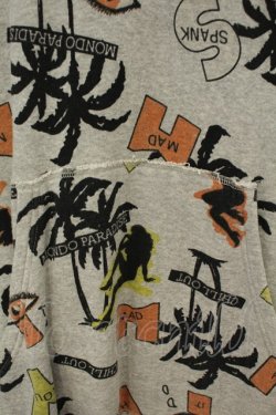 画像3: HYSTERIC GLAMOUR / MONDO PARADISE柄 ロングワンピース F グレー O-26-02-06-003-PU-OP-YM-OS